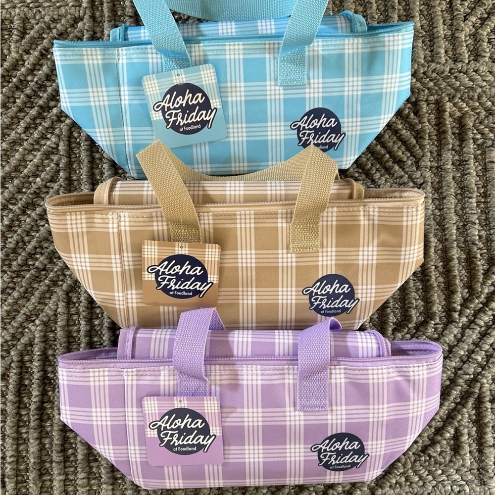 Hawaii exclusive Foodland palaka cooler bags